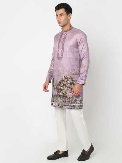 Digital Printed Straight Kurta and Pant Set