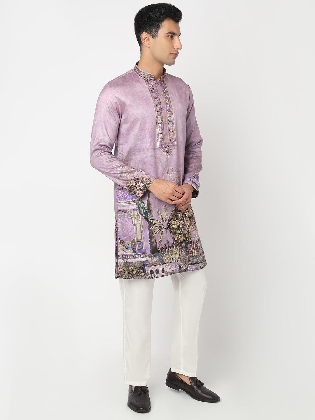Digital Printed Straight Kurta and Pant Set