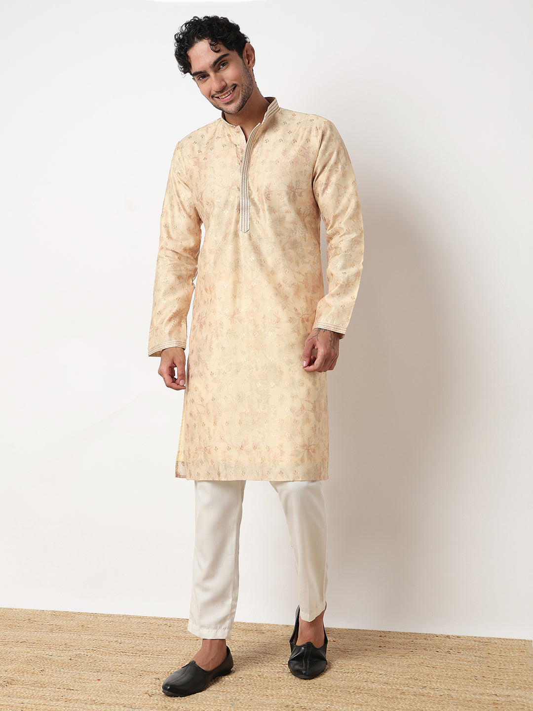 Digital Print Straight Kurta With Pant Set