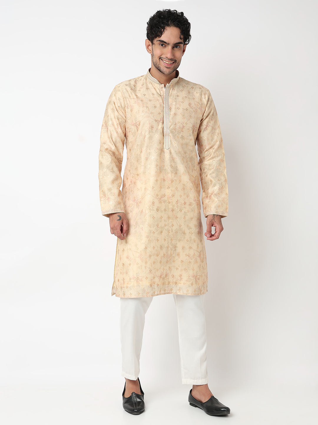 Digital Print Straight Kurta With Pant Set