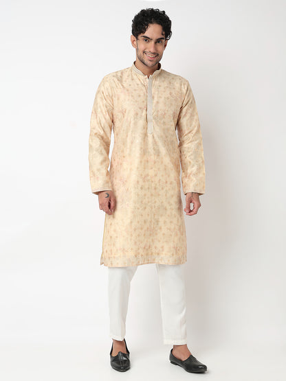 Digital Print Straight Kurta With Pant Set