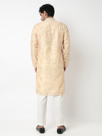 Digital Print Straight Kurta With Pant Set