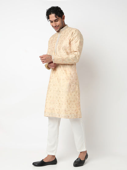 Digital Print Straight Kurta With Pant Set