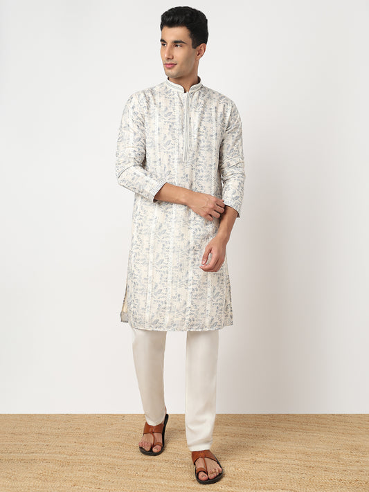 Digital Printed Straight Kurta and Pant Set
