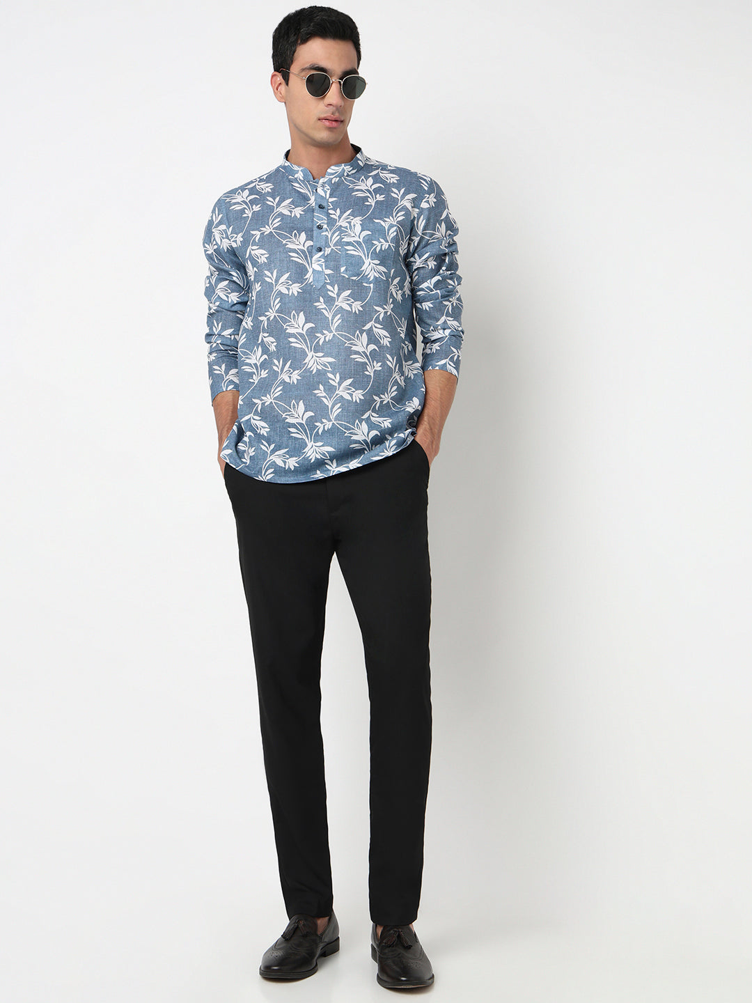 Printed Straight Short Kurta