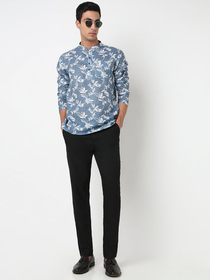 Printed Straight Short Kurta