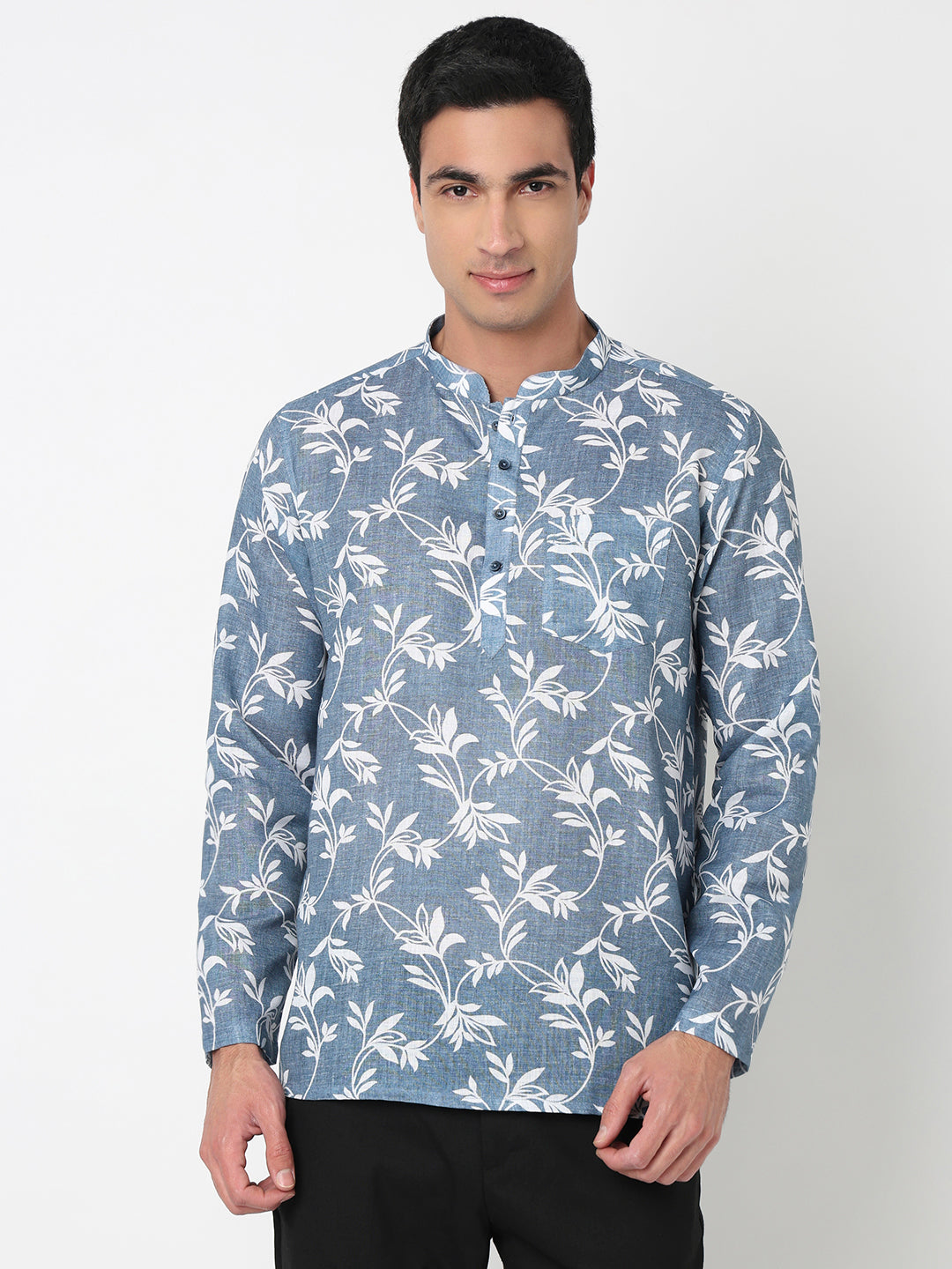Printed Straight Short Kurta