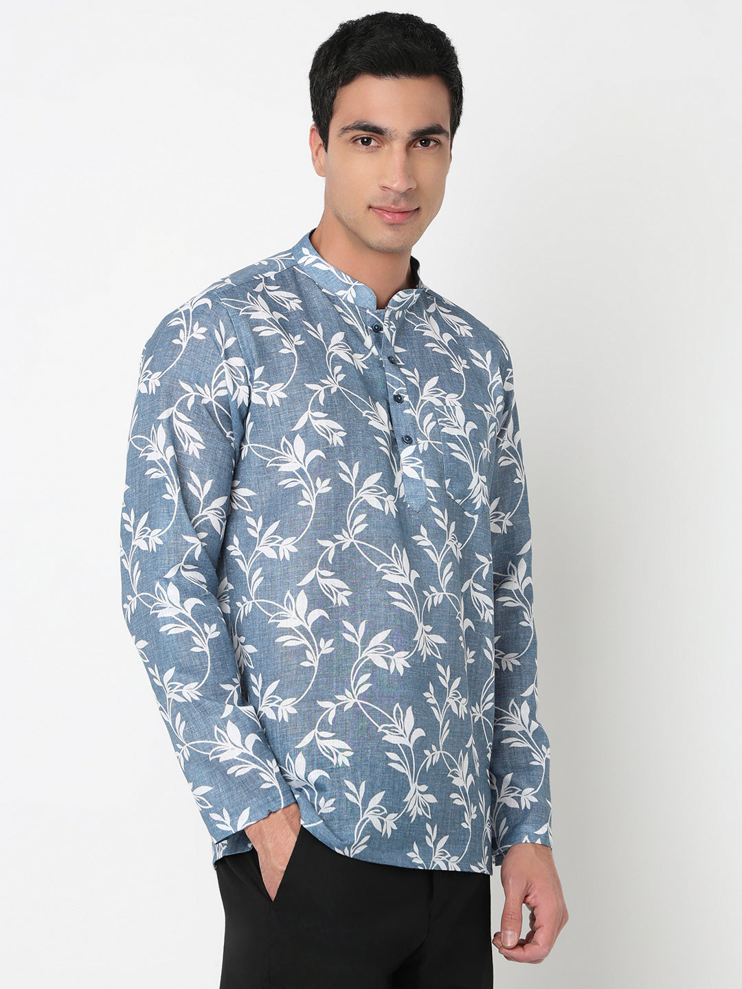 Printed Straight Short Kurta