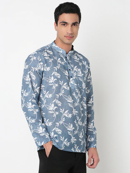 Printed Straight Short Kurta