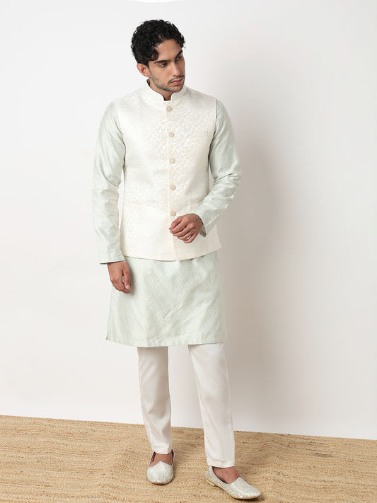 Jacquard Straight Ethnic Jacket
