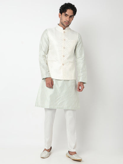 Jacquard Straight Ethnic Jacket