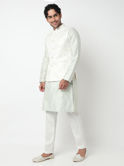 Jacquard Straight Ethnic Jacket