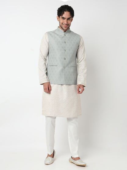 Jacquard Straight Ethnic Jacket