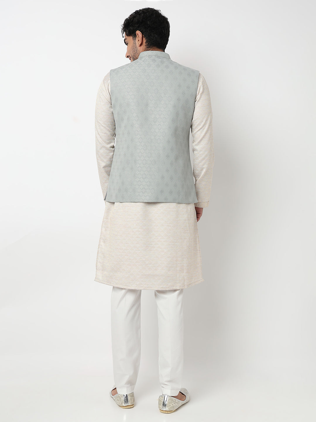 Jacquard Straight Ethnic Jacket
