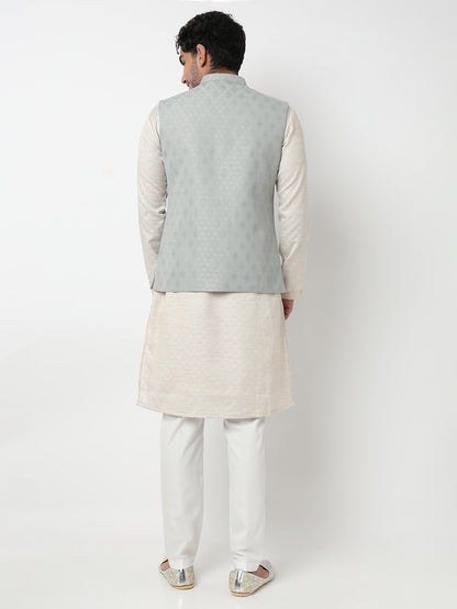 Jacquard Straight Ethnic Jacket