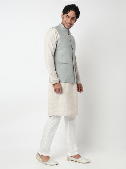 Jacquard Straight Ethnic Jacket