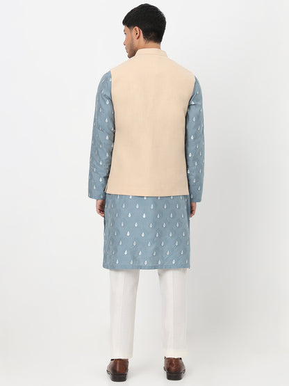 Woven Solid Straight Jacket