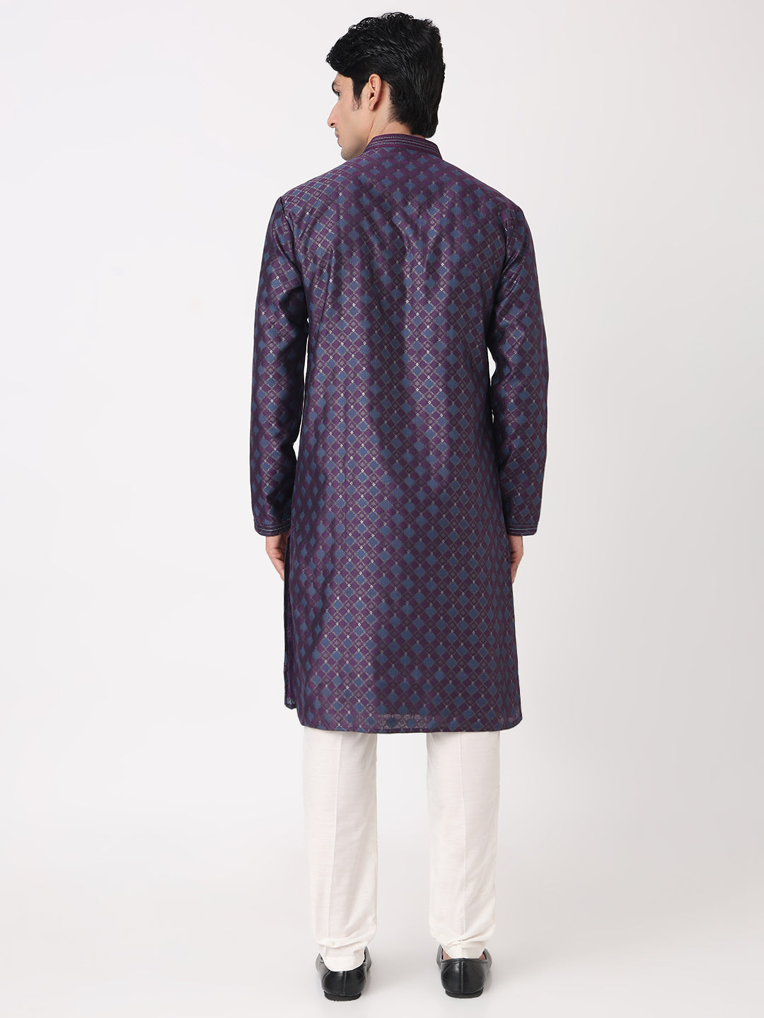 Jaquard Straight Kurta and Pjyama Set