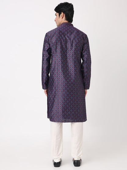 Jaquard Straight Kurta and Pjyama Set