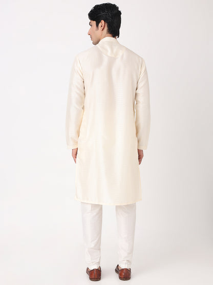 Dobby Straight Kurta and Pjyama Set