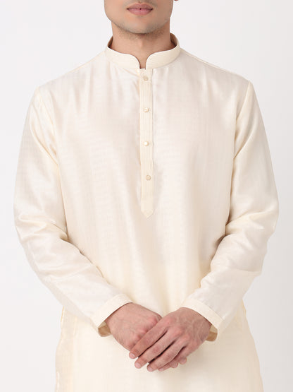 Dobby Straight Kurta and Pjyama Set