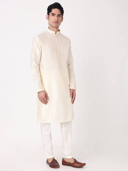 Dobby Straight Kurta and Pjyama Set