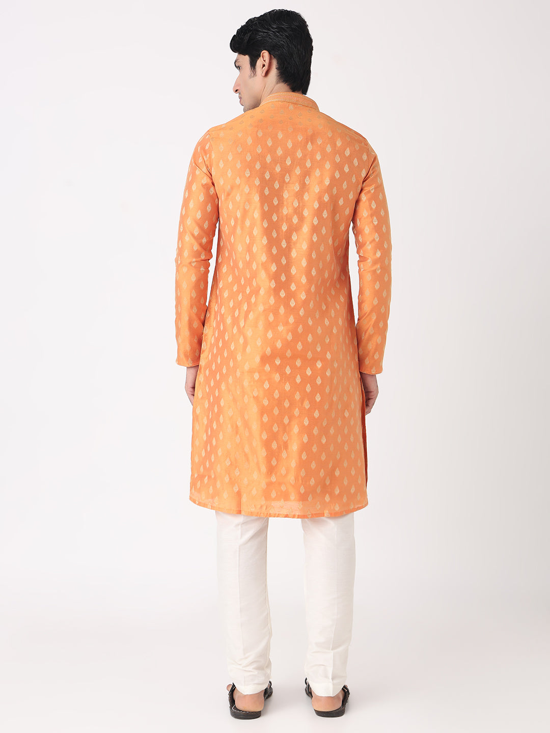 Jacquard Straight Kurta and Pjyama Set