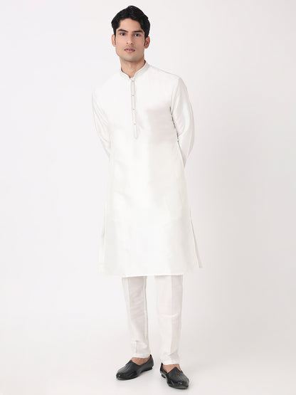 Solid Straight Kurta and Pjyama Set