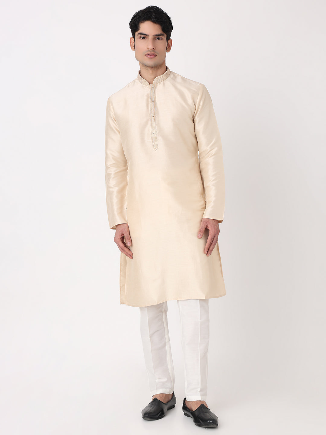 Solid Straight Kurta and Pjyama Set