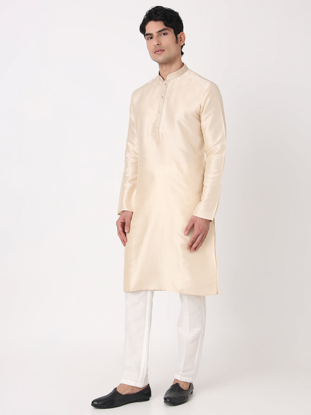 Solid Straight Kurta and Pjyama Set