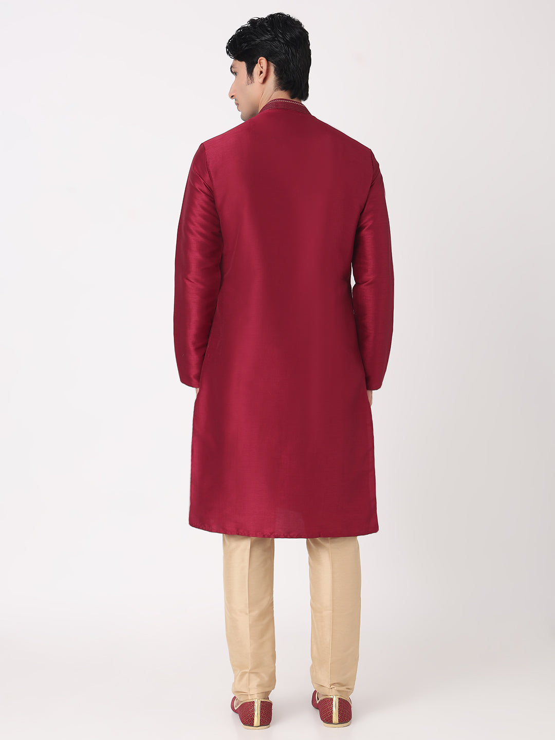 Solid Straight Kurta and Pjyama Set