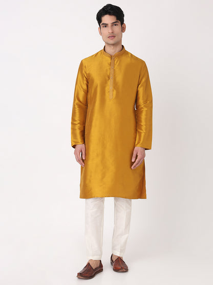 Solid Straight Kurta and Pjyama Set