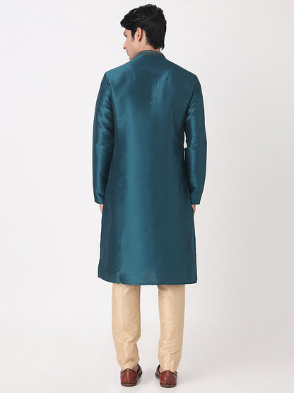Solid Straight Kurta and Pjyama Set