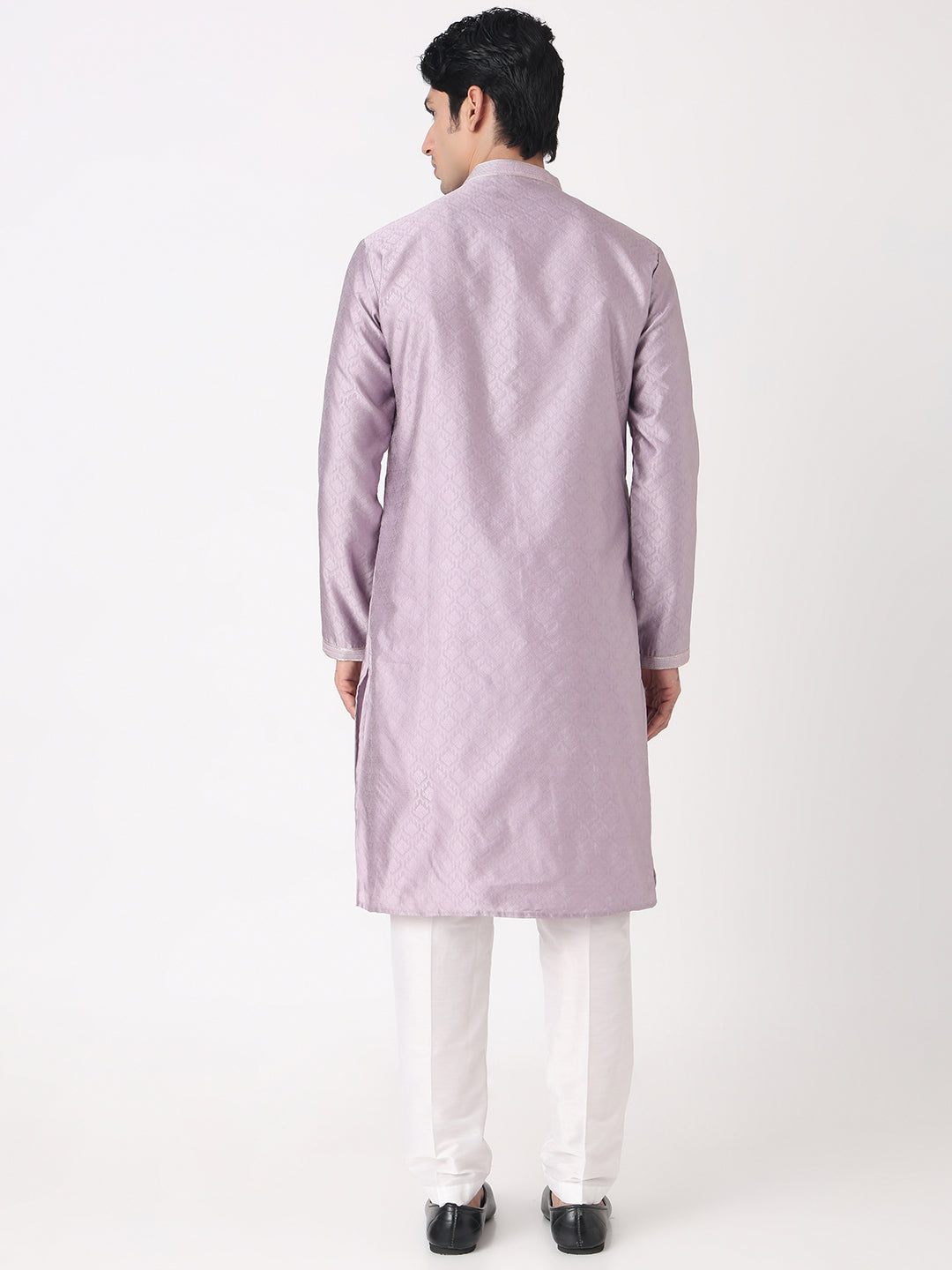 Jacquard Straight Kurta and Pjyama Set