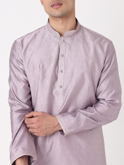 Jacquard Straight Kurta and Pjyama Set