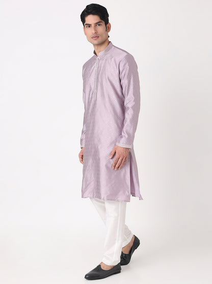 Jacquard Straight Kurta and Pjyama Set