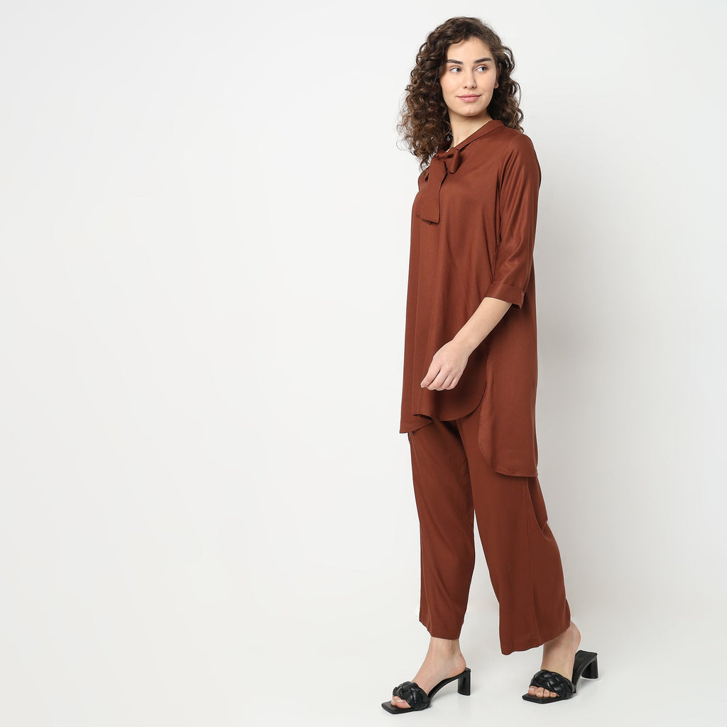 Regular Fit Solid Kurta Sets