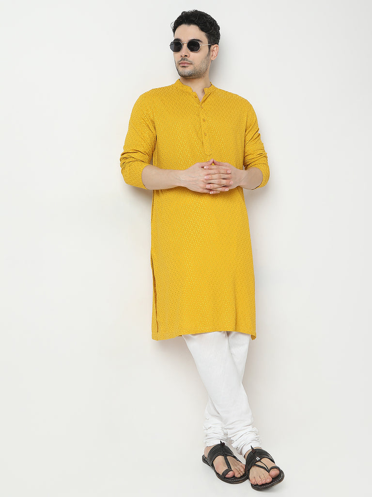 Slim Fit Solid Mid Rise Churidars