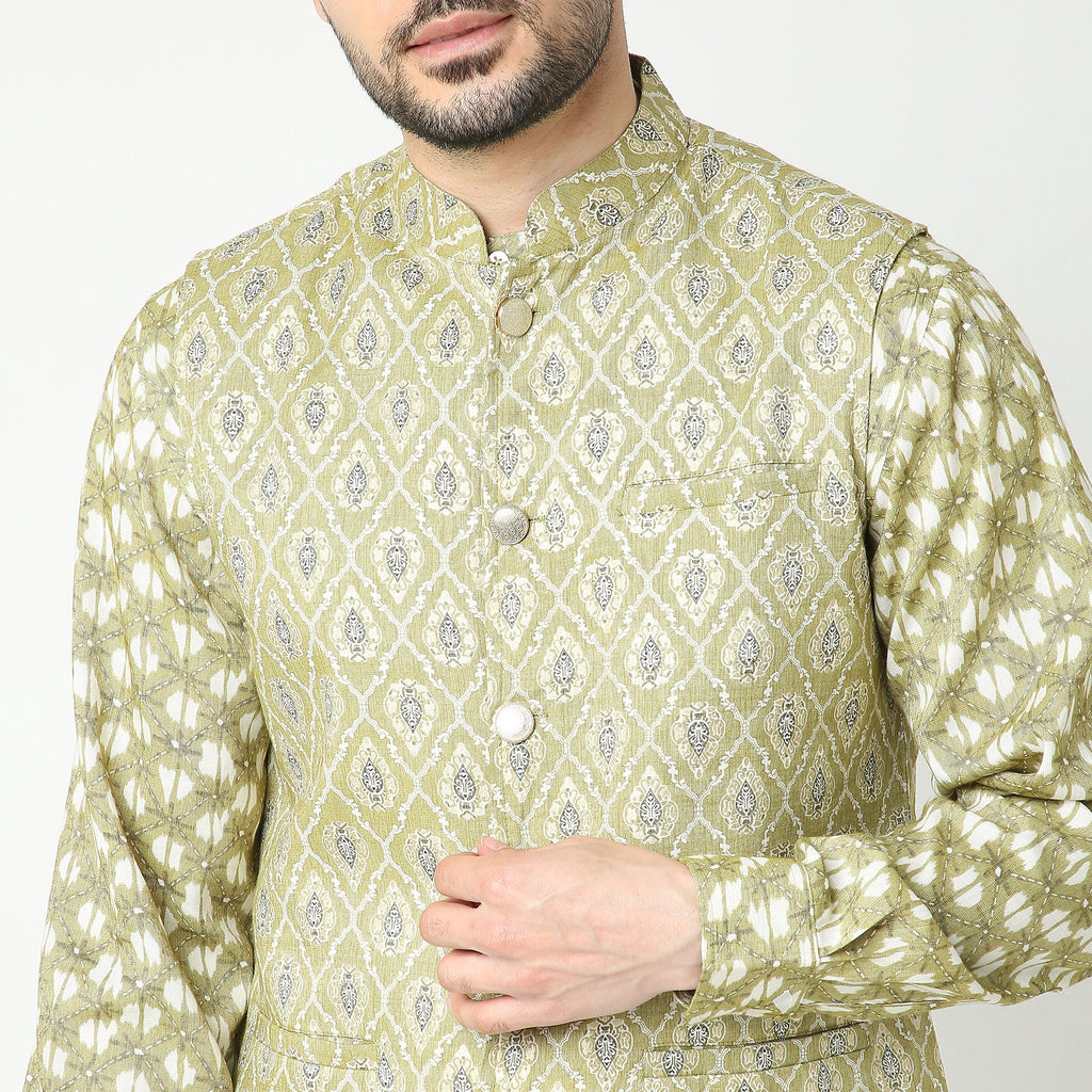 Regular Fit Printed Kurta Sets