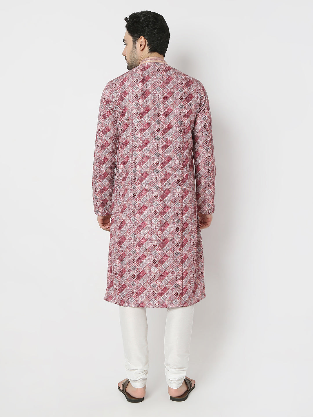 Regular Fit Printed Full Sleeves Kurta and Pant Set