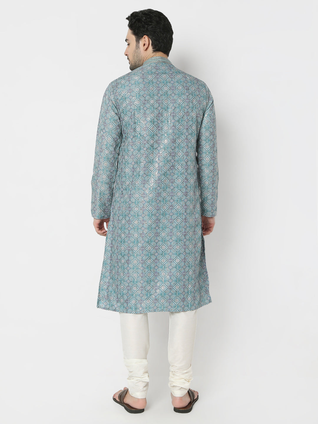 Regular Fit Printed Full Sleeves Kurta and Pant Set
