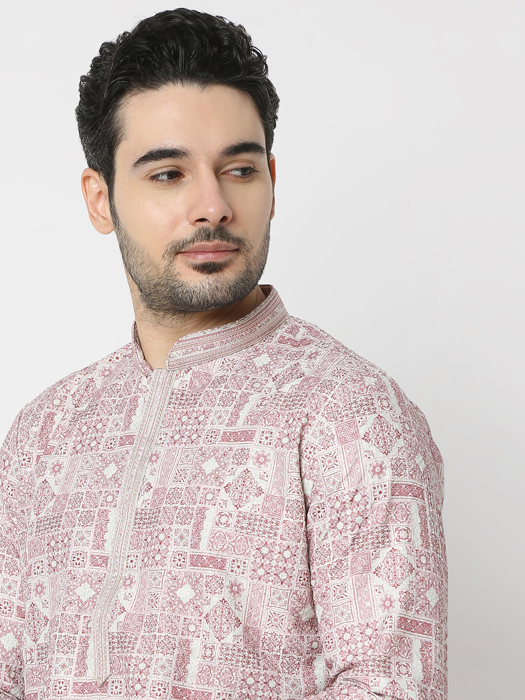 Regular Fit Printed Full Sleeves Kurta and Pant Set