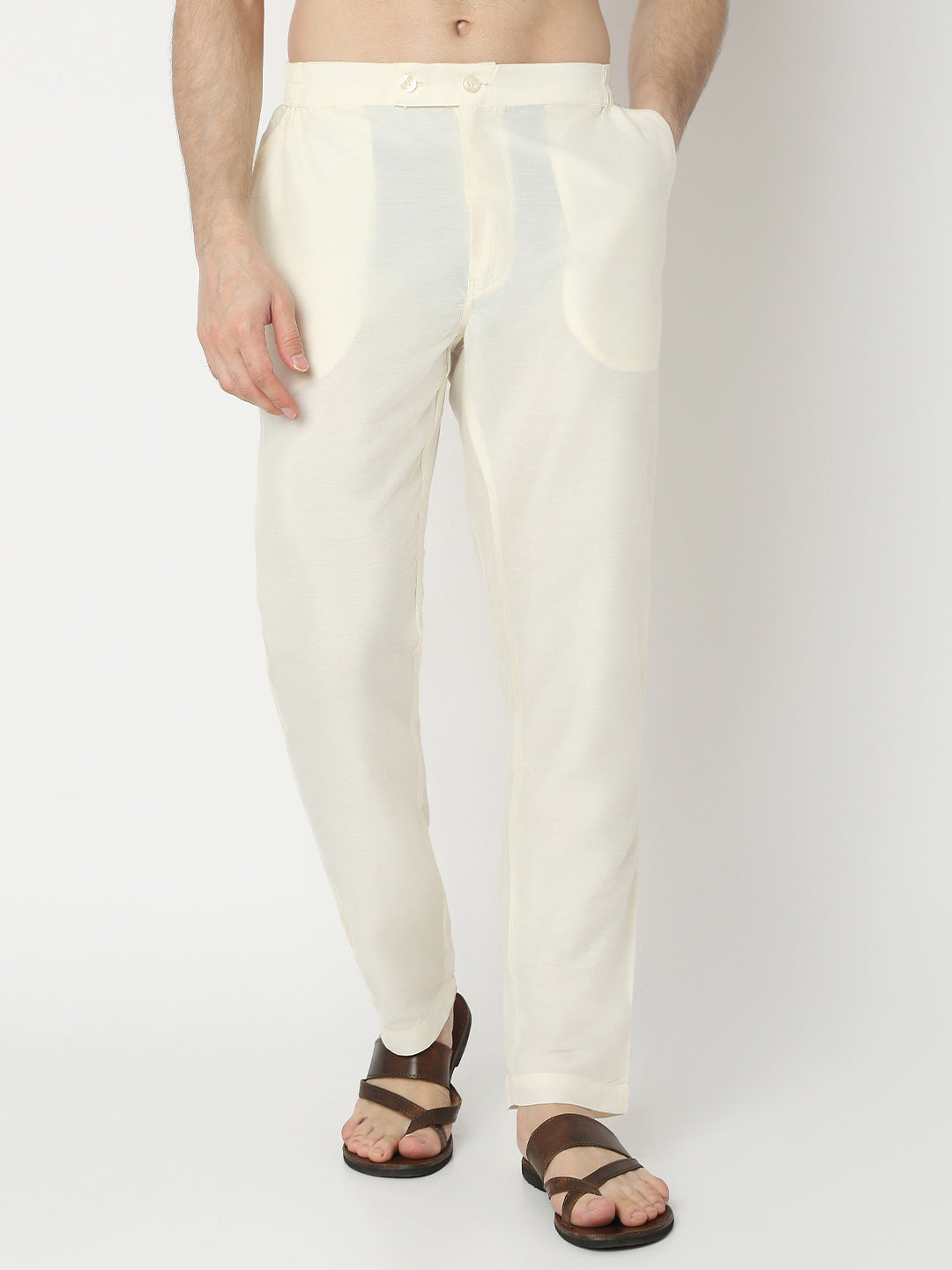 Regular Fit Jacquard Full Sleeve Kurta with Pant Set