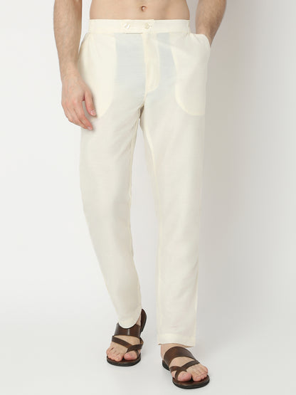Regular Fit Jacquard Full Sleeve Kurta with Pant Set