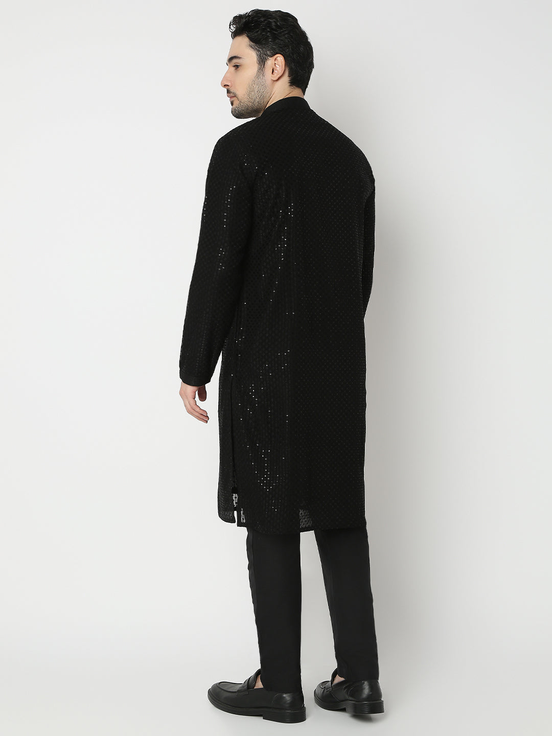 Regular Fit Embroidered Full Sleeve Kurta with Pant Set