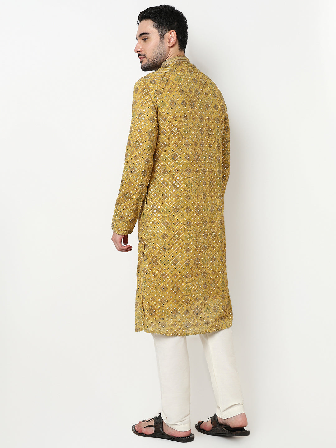 Embroidered Kurta with Pant Set