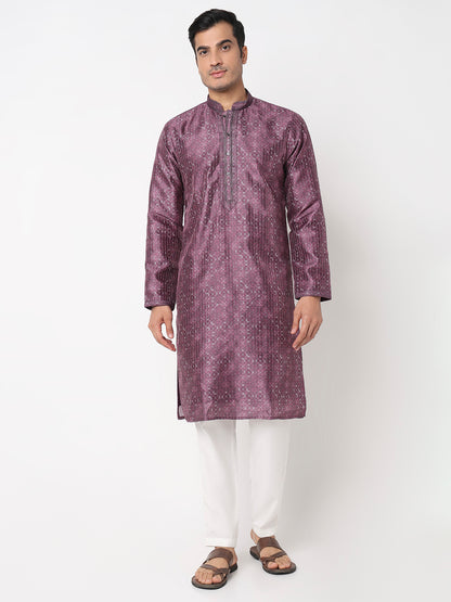 Digital Print Straight Kurta With Pant Set