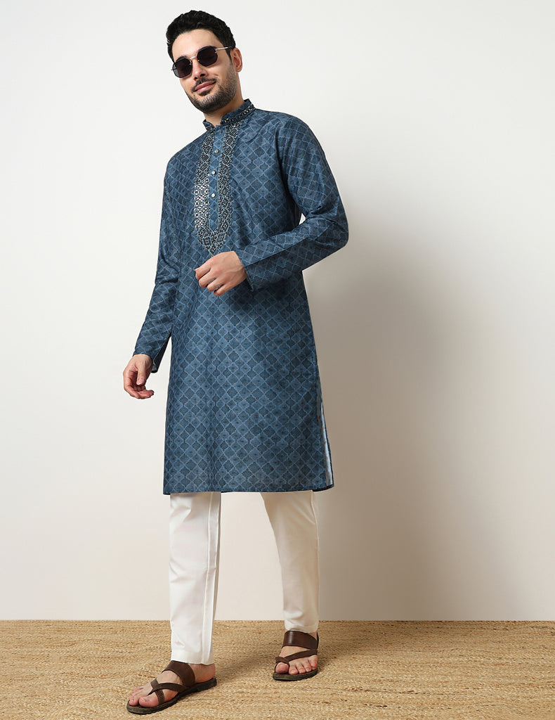 Digital Print Kurta with Pant Set
