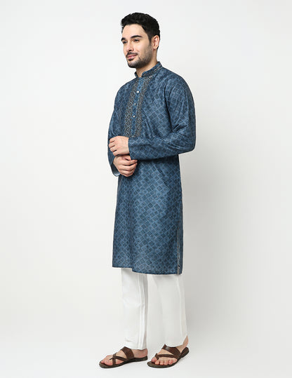 Digital Print Kurta with Pant Set