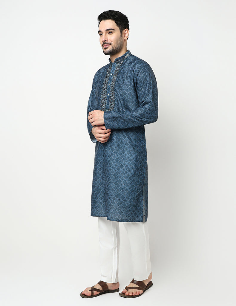 Digital Print Kurta with Pant Set
